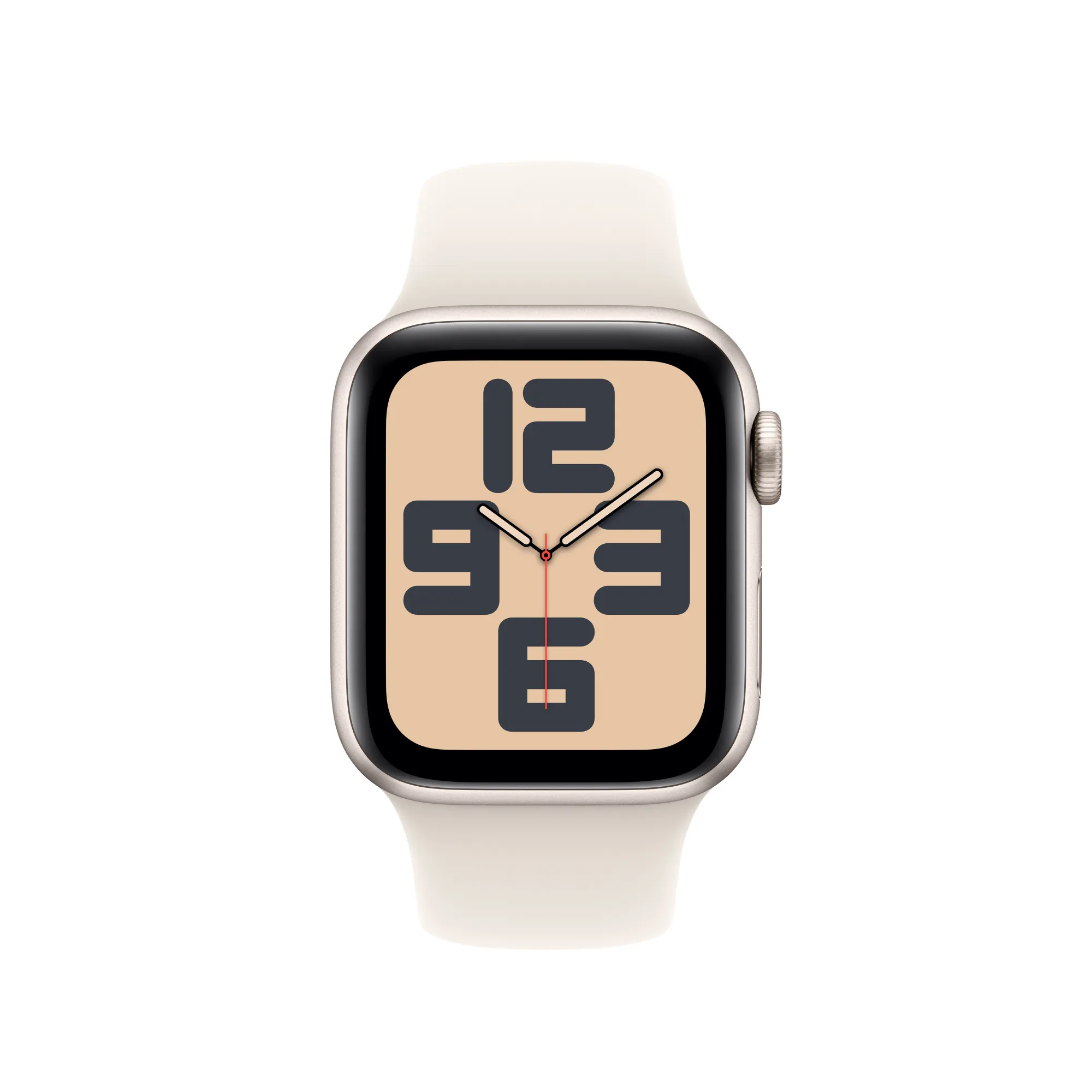 Apple Watch 40 mm -urheiluranneke, Tähti­valkea, S/M