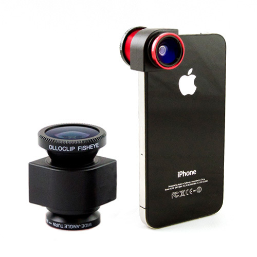 Olloclip 3-IN-ONE lens system iPhone4/S Black