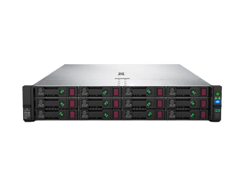 HPE ProLiant DL380 Gen10 - Palvelin - telineasennettava - 2U - 2-teinen - 1 x Xeon Silver 4208 / 2.1 GHz - RAM 32 GB - SATA/SAS - pikavaihto 3.5" - ei kiintolev