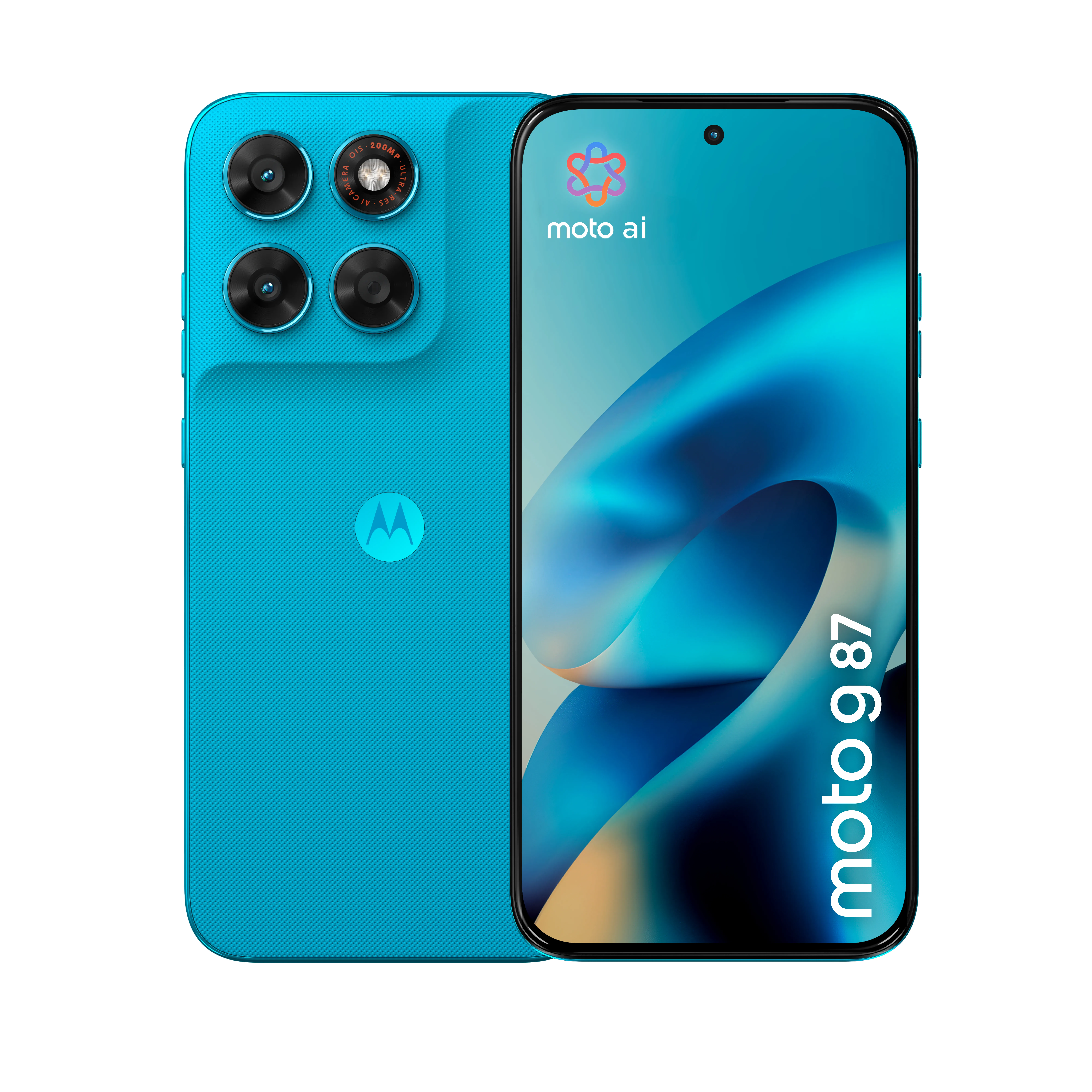 Motorola Moto G87 8/256 Gt -puhelin, PANTONE Blue Atoll