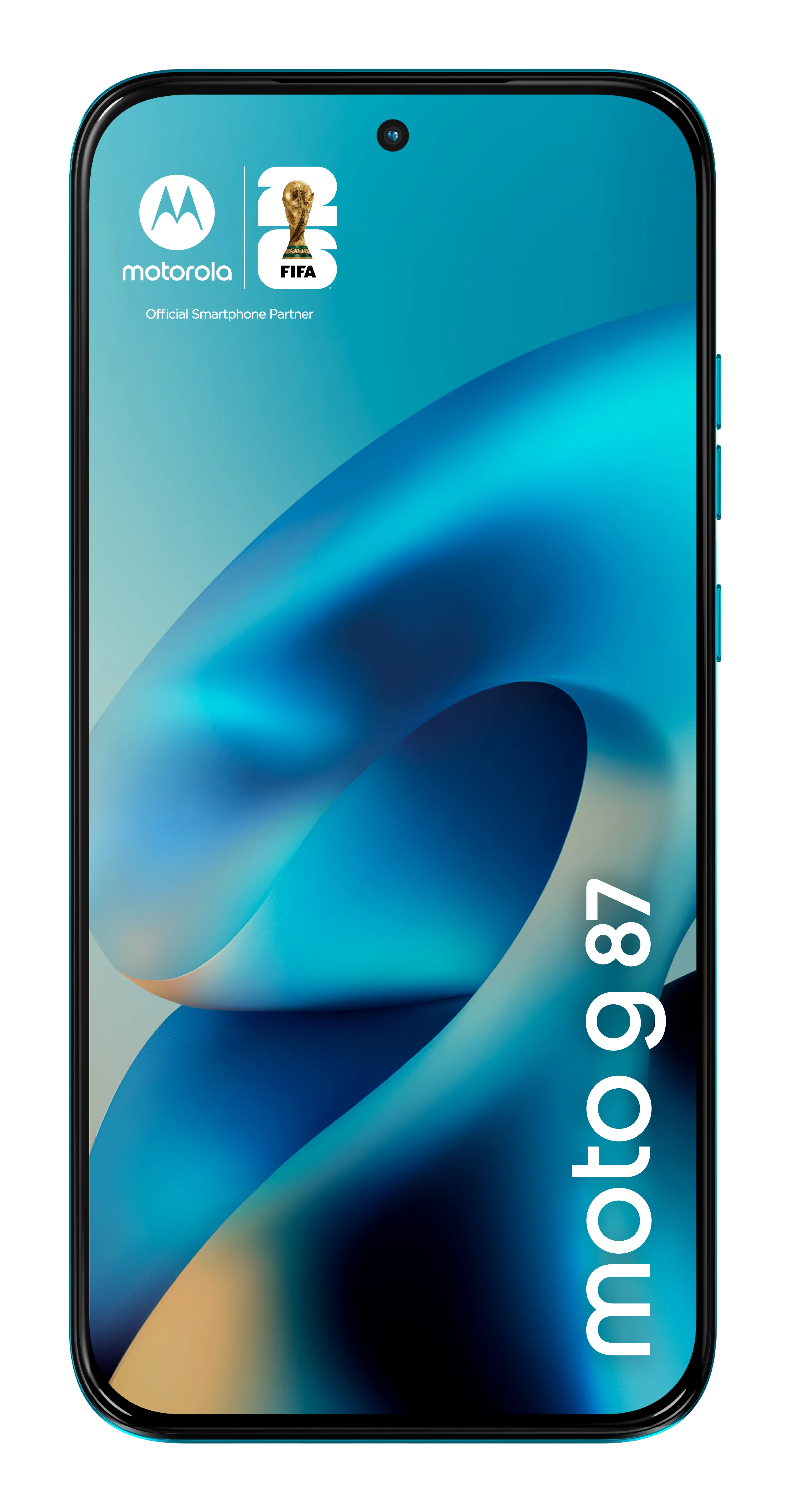 Motorola Moto G87 8/256 Gt -puhelin, PANTONE Blue Atoll