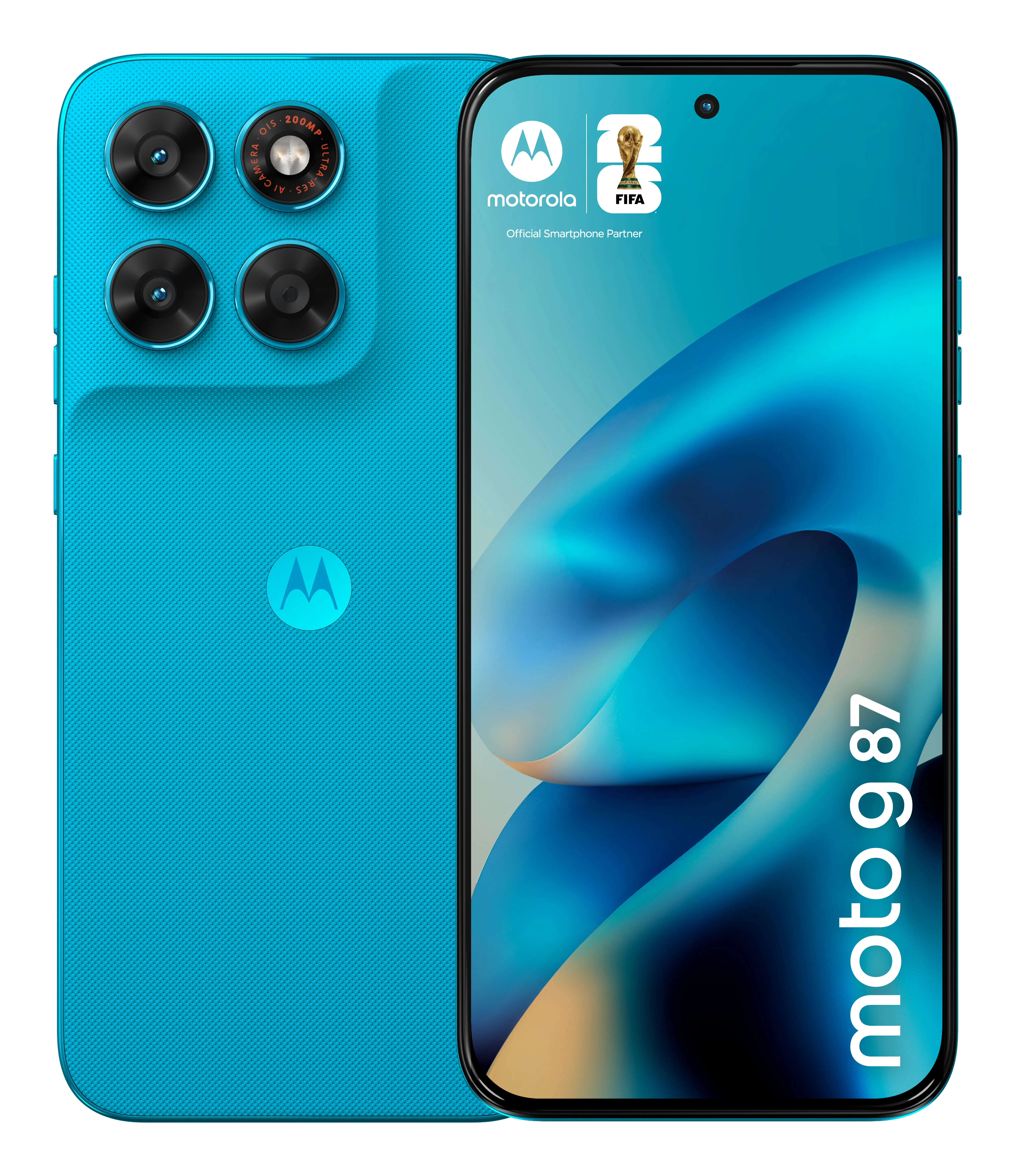 Motorola Moto G87 8/256 Gt -puhelin, PANTONE Blue Atoll
