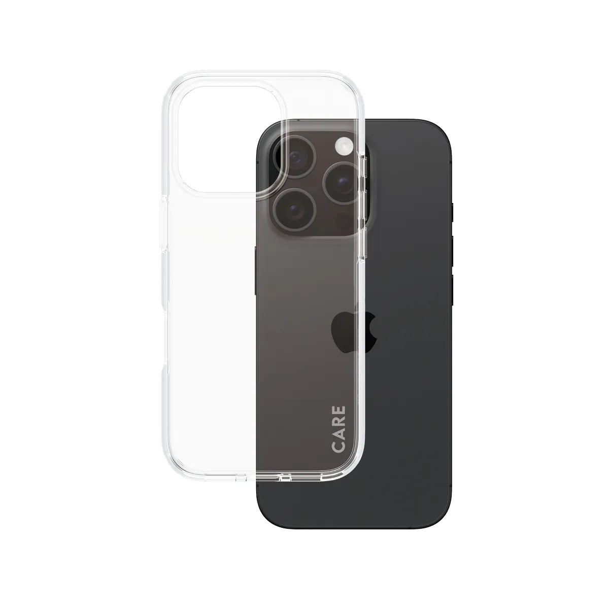 Care by PanzerGlass iPhone 16 Pro Urban Combat -suojakuori, Läpinäkyvä