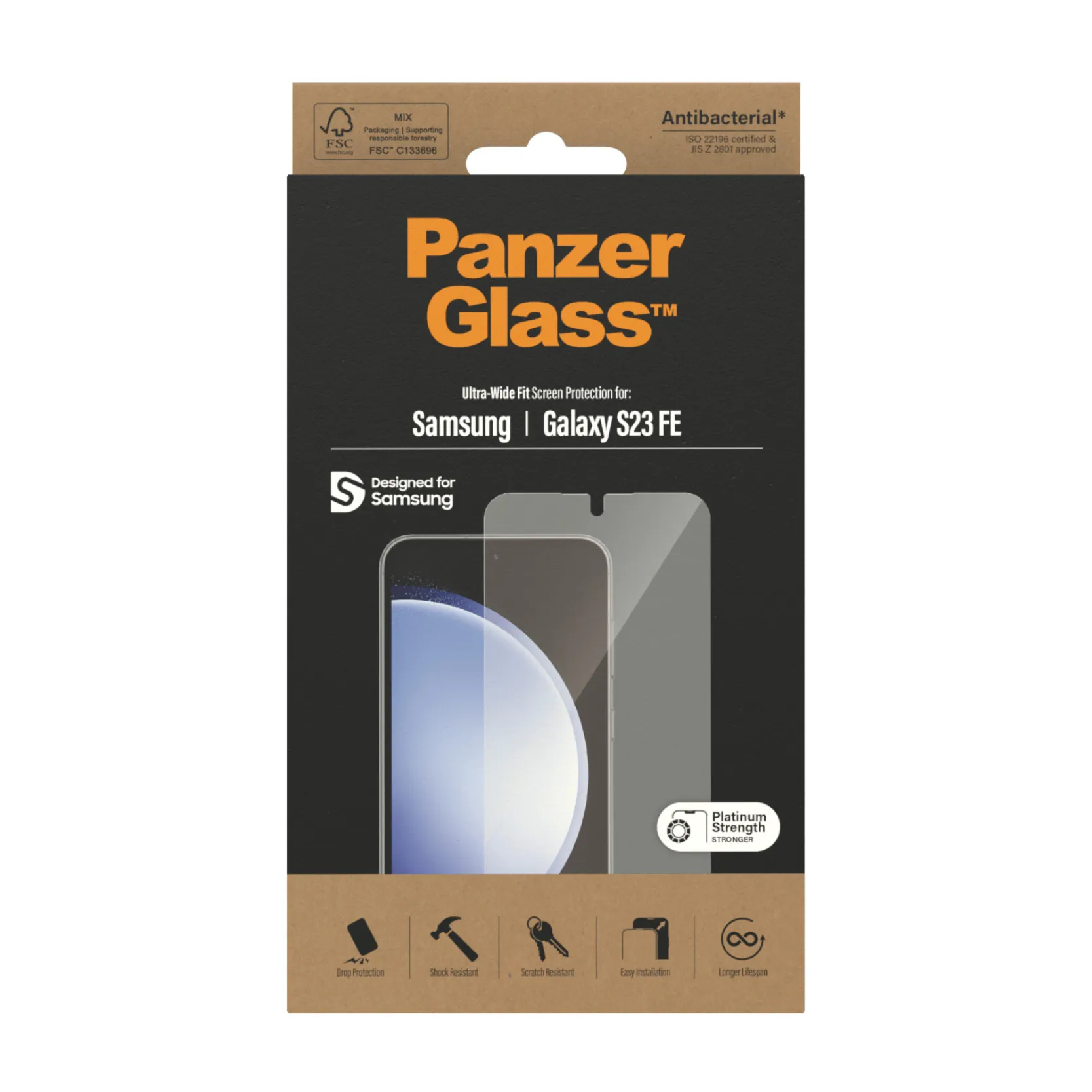 PanzerGlass Ultra-Wide Fit, Galaxy S23 FE -panssarilasi