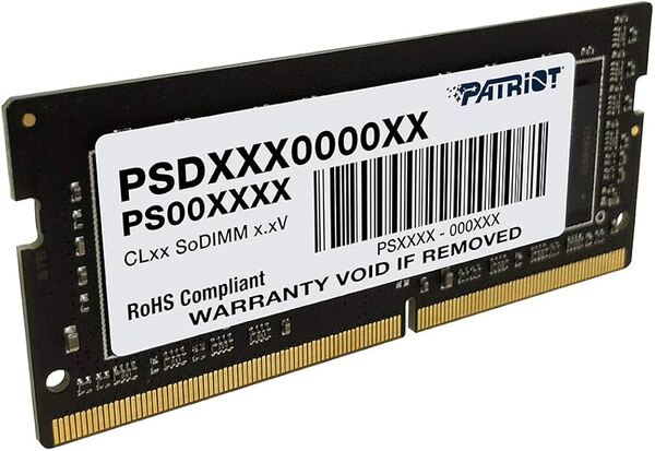 Patriot Signature Line SO-DIMM 8 GB (1 x 8 GB) DDR4 3200 MHz, CL22 minne