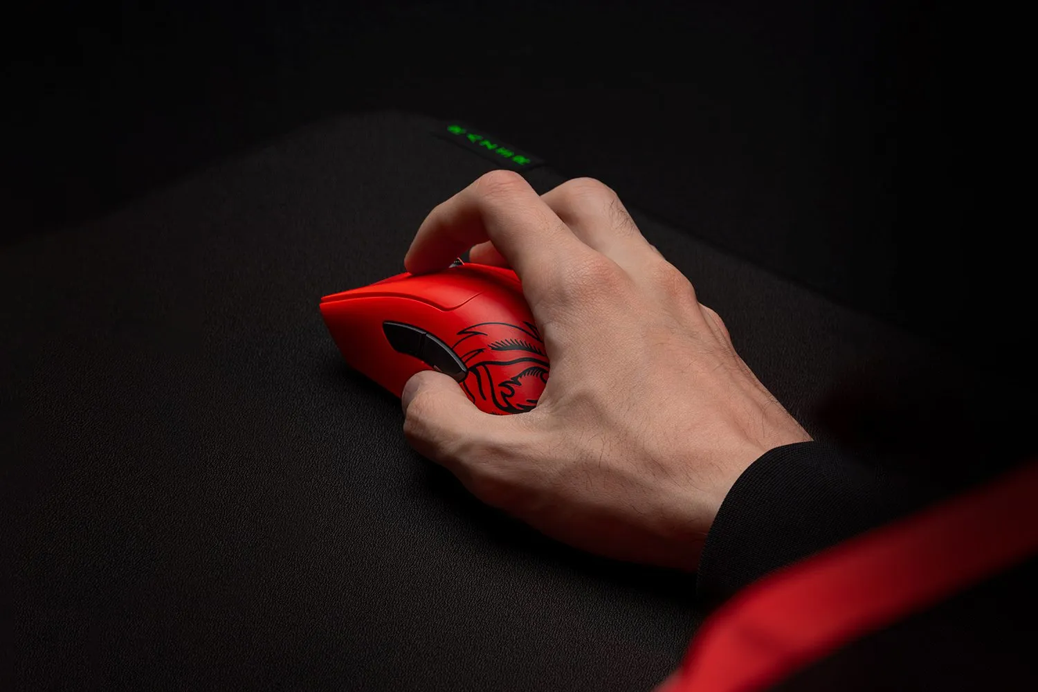Razer DeathAdder V3 Pro Optisk Trådløs Kabling Sort Rød