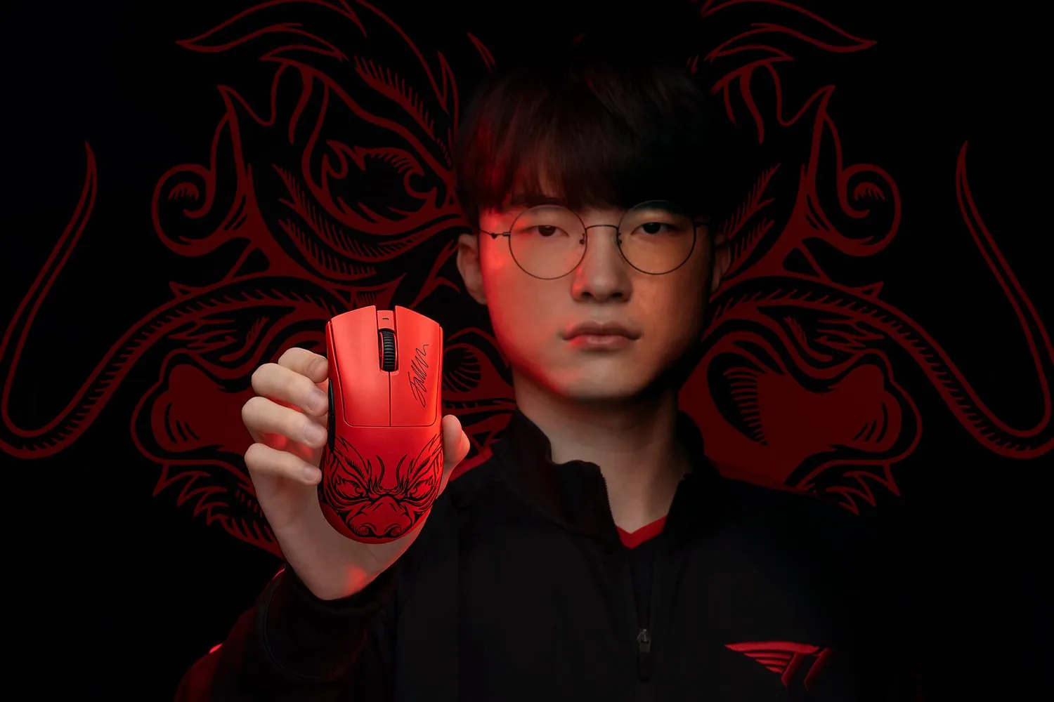 Razer DeathAdder V3 Pro Optisk Trådløs Kabling Sort Rød