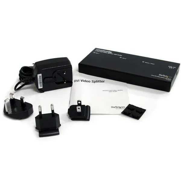 2 PORT DVI VIDEO SPLITTER
