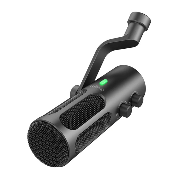 FIFINE AmpliTank Tank3, USB/XLR, dynaaminen -mikrofoni, musta