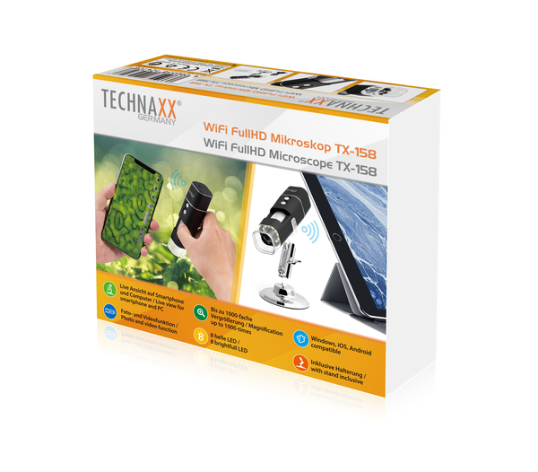 Technaxx WiFi FullHD Microscope TX-158