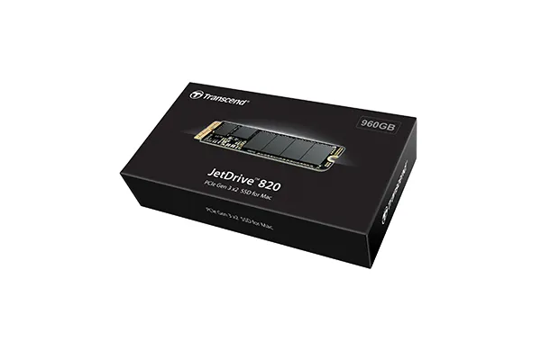 Transcend JetDrive 820 960GB 960 Gt, PCIe 3.0, 2.5" -SSD-levy