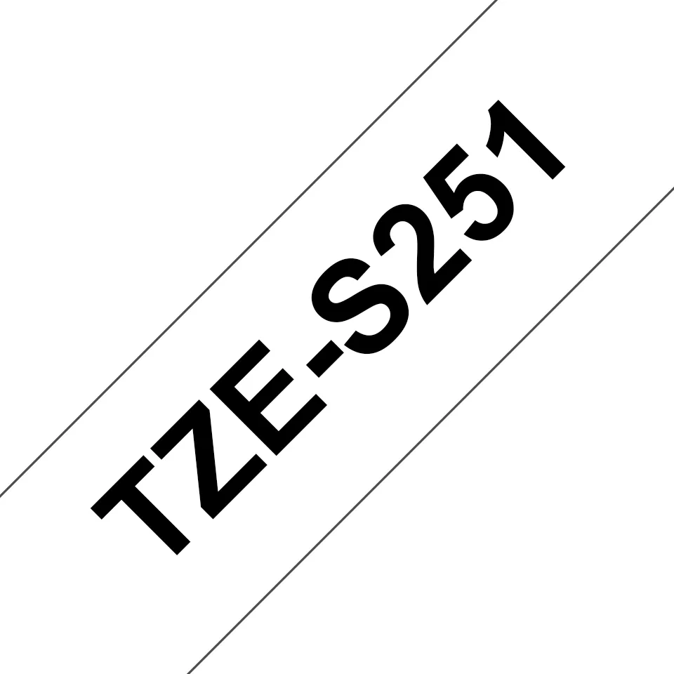 BROTHER TZES251 24 BLACK ON WHITE STR. A