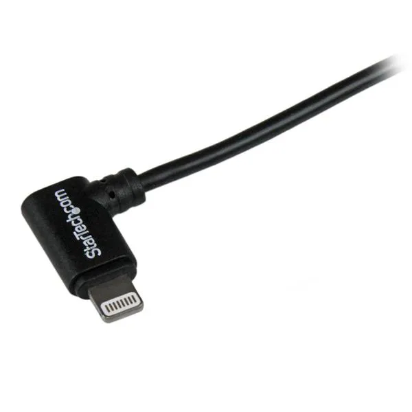 Startech Angled USB-A - Lightning - cable, 2 m, Black