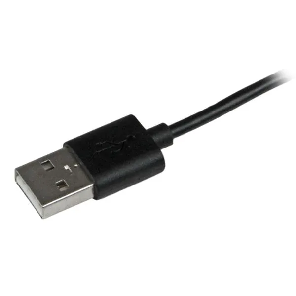 Startech Angled USB-A - Lightning - cable, 2 m, Black