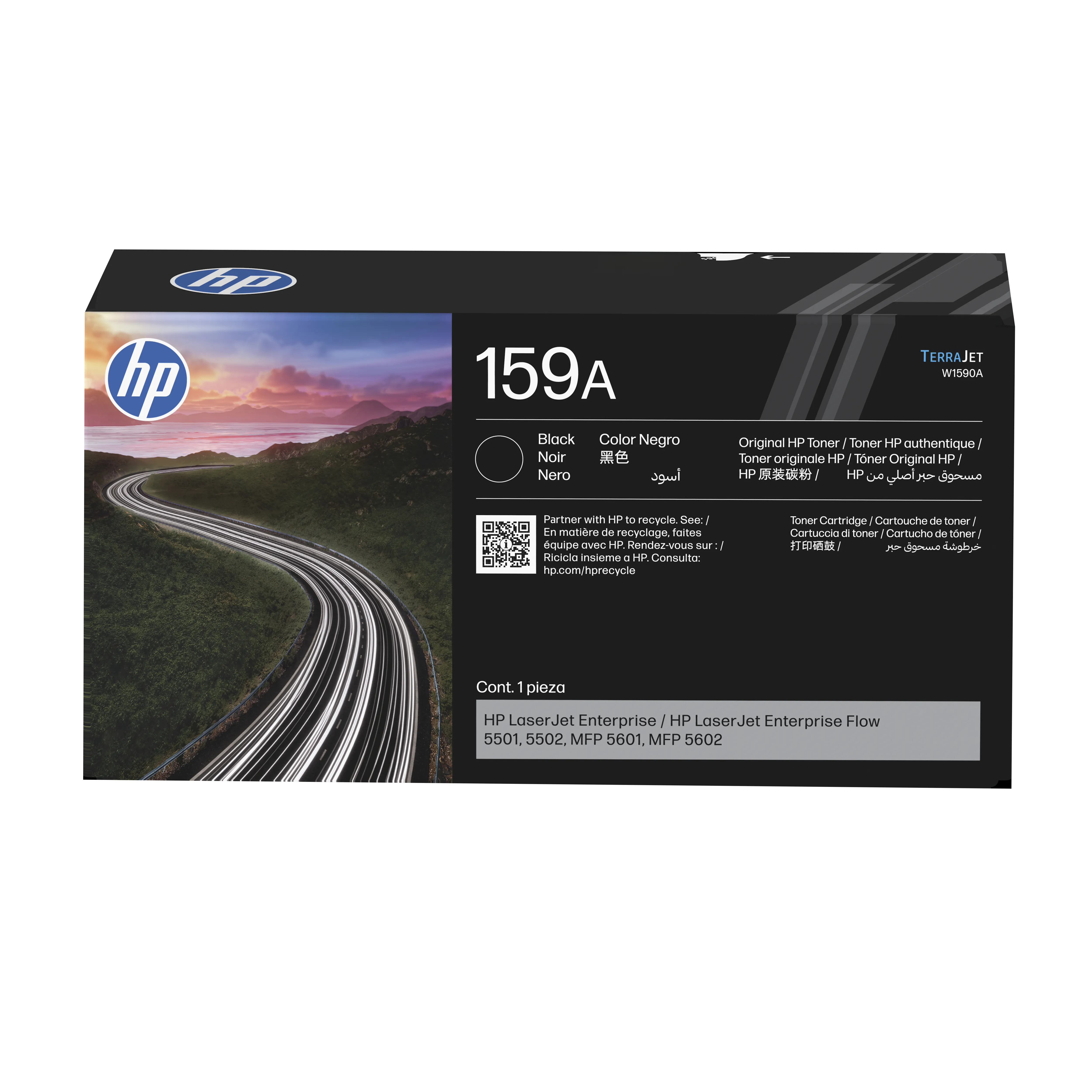 HP 159A lasertoner, svart