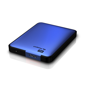 WD My Passport WDBBEP0010BBL - Kiintolevyasema - 1 Tt - ulkoinen - USB 3.0 - sininen