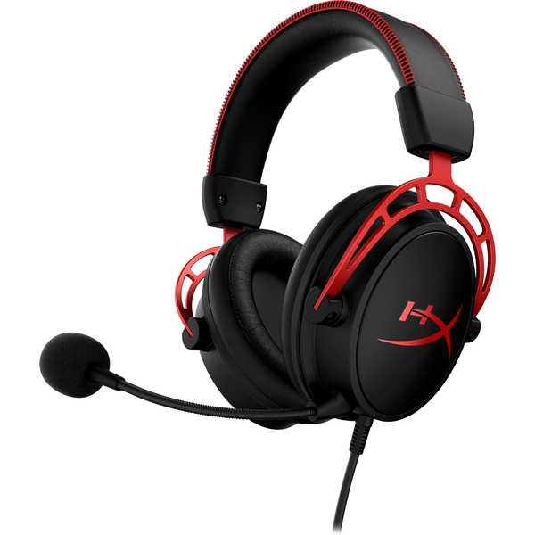 HyperX Cloud Alpha -pelikuulokkeet, Musta/Punainen