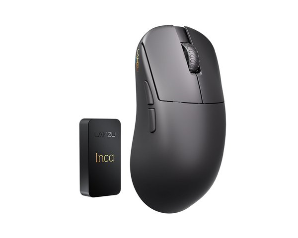 Lamzu Inca 8K Wireless Gaming Mouse, Black