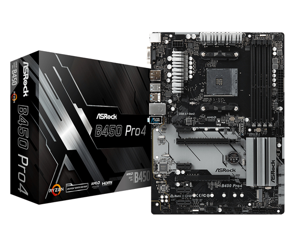 ASRock B450 Pro4 ATX - motherboard