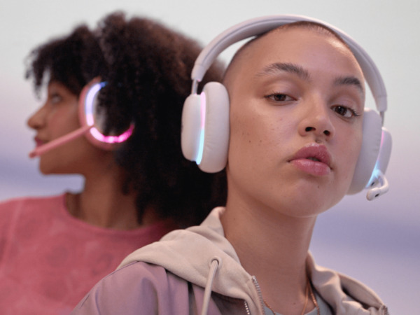 Logitech G735 tr&aring;dl&ouml;s gaming headset, white mist