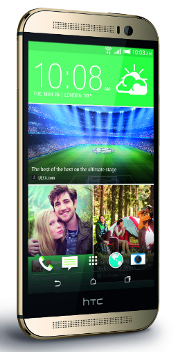 HTC One (M8) - Meripihkan kulta - 4G LTE - 16 Gt - 5" - GSM - Android Phone