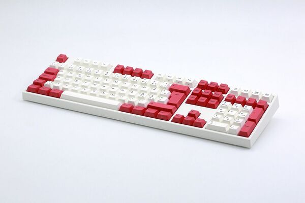 Varmilo VEA109 Special Edition White Plate V2 MX Red - speltangentbord, vit/r&ouml;d