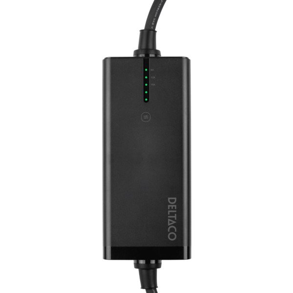 Deltaco E-Charge, Type2, 3-phase, 11kW, CEE 16A - laddningskabel, 6m