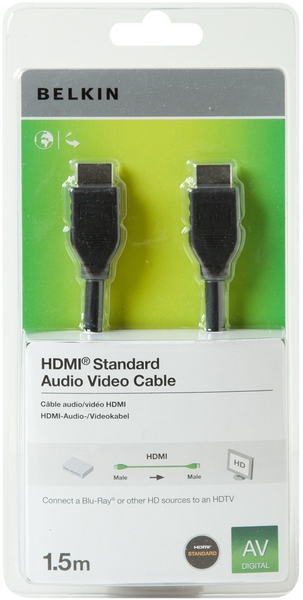 HDMI, Black, 1,5m