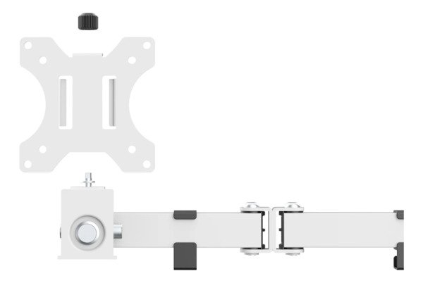 Deltaco Gaming White Line WA86 Dual - monitor arm, white, 13&quot;-32&quot;, 2x8Kg
