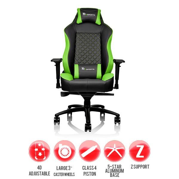 Thermaltake GTC 500 GT-Comfort Gaming Chair - Green