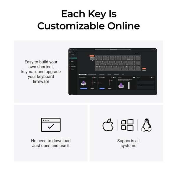 Keychron K4 HE -langaton mekaaninen pelin&auml;pp&auml;imist&ouml;, Gateron Double-rail Magnetic, musta
