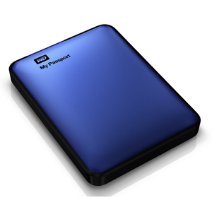 WD My Passport WDBBEP0010BBL - Kiintolevyasema - 1 Tt - ulkoinen - USB 3.0 - sininen