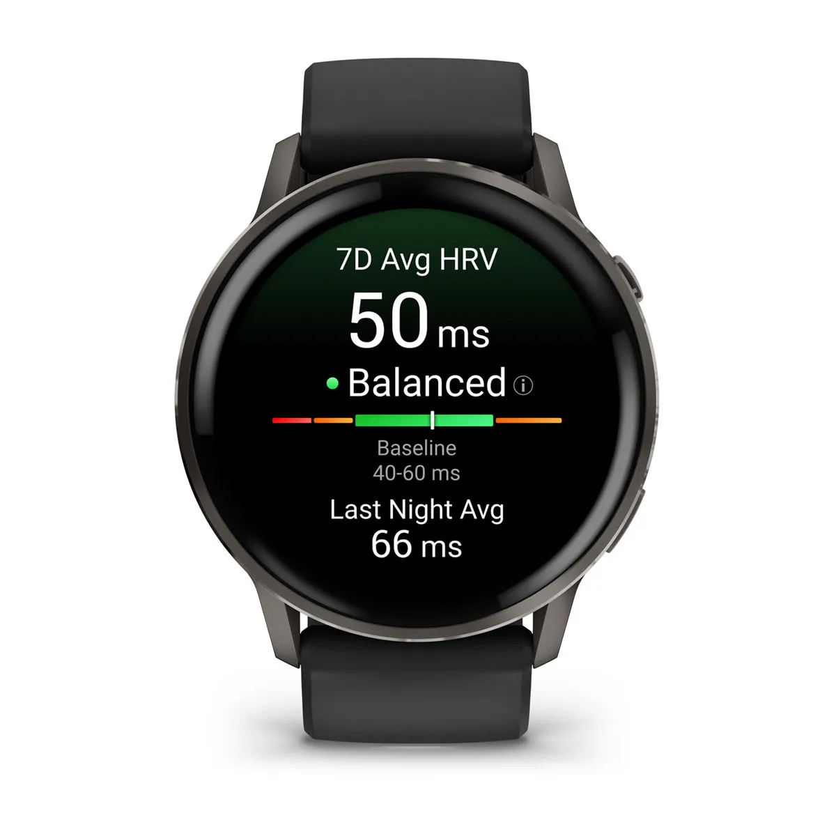 Garmin Venu 4 45mm Smartwatch, Slate + Black