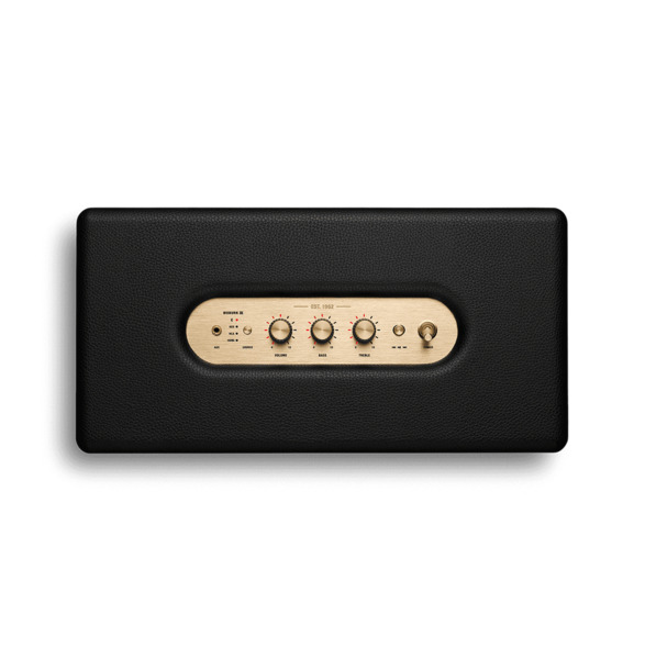 Marshall Woburn III Bluetooth, HDMI, RCA, 3.5mm bokhylleh&ouml;gtalare, svart