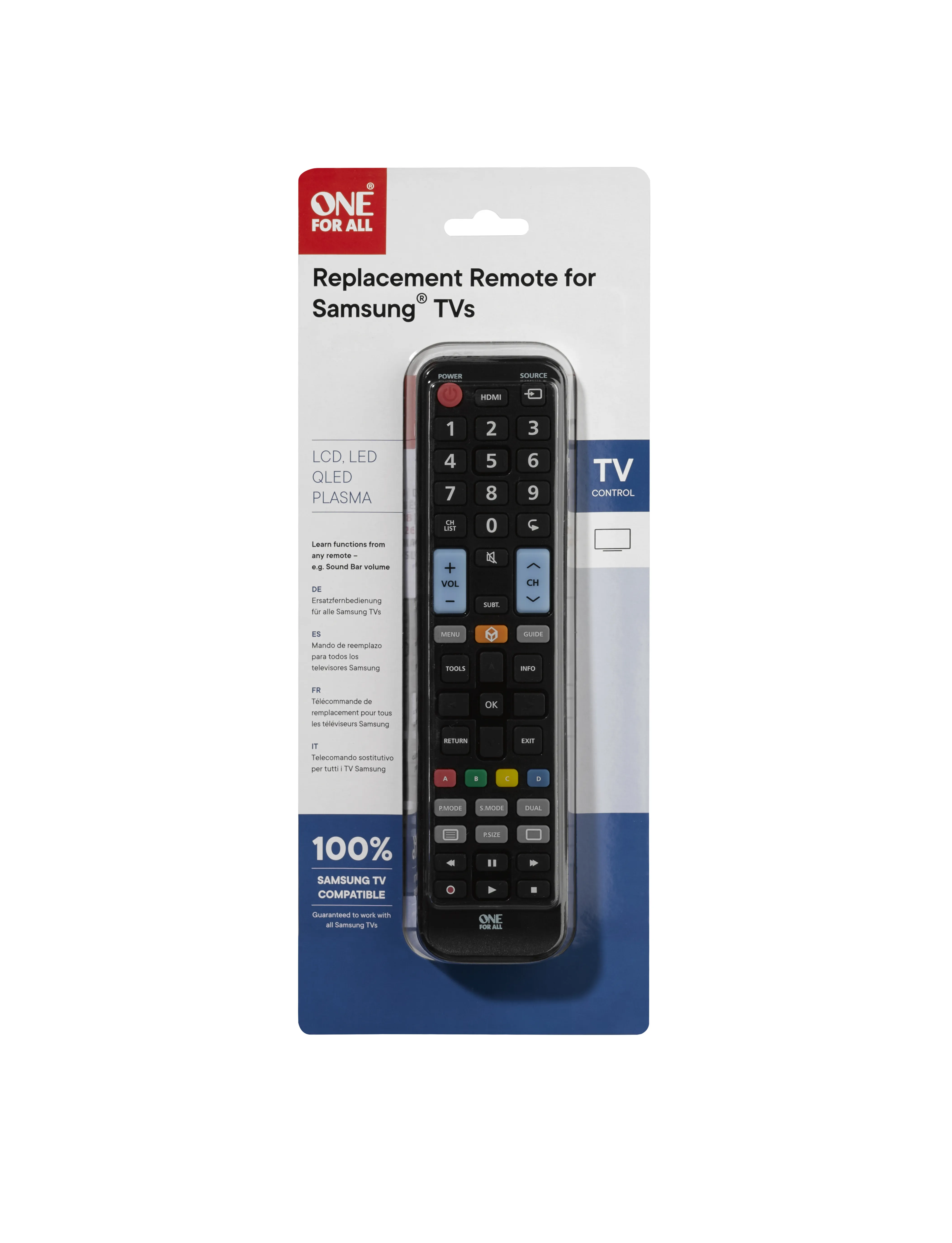 URC 1910 -varakaukos&auml;&auml;din, Samsung