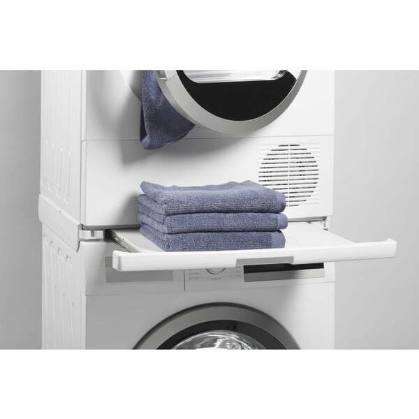 GRAM 1210848 Stacking Kit with Pull-out Shelf, White