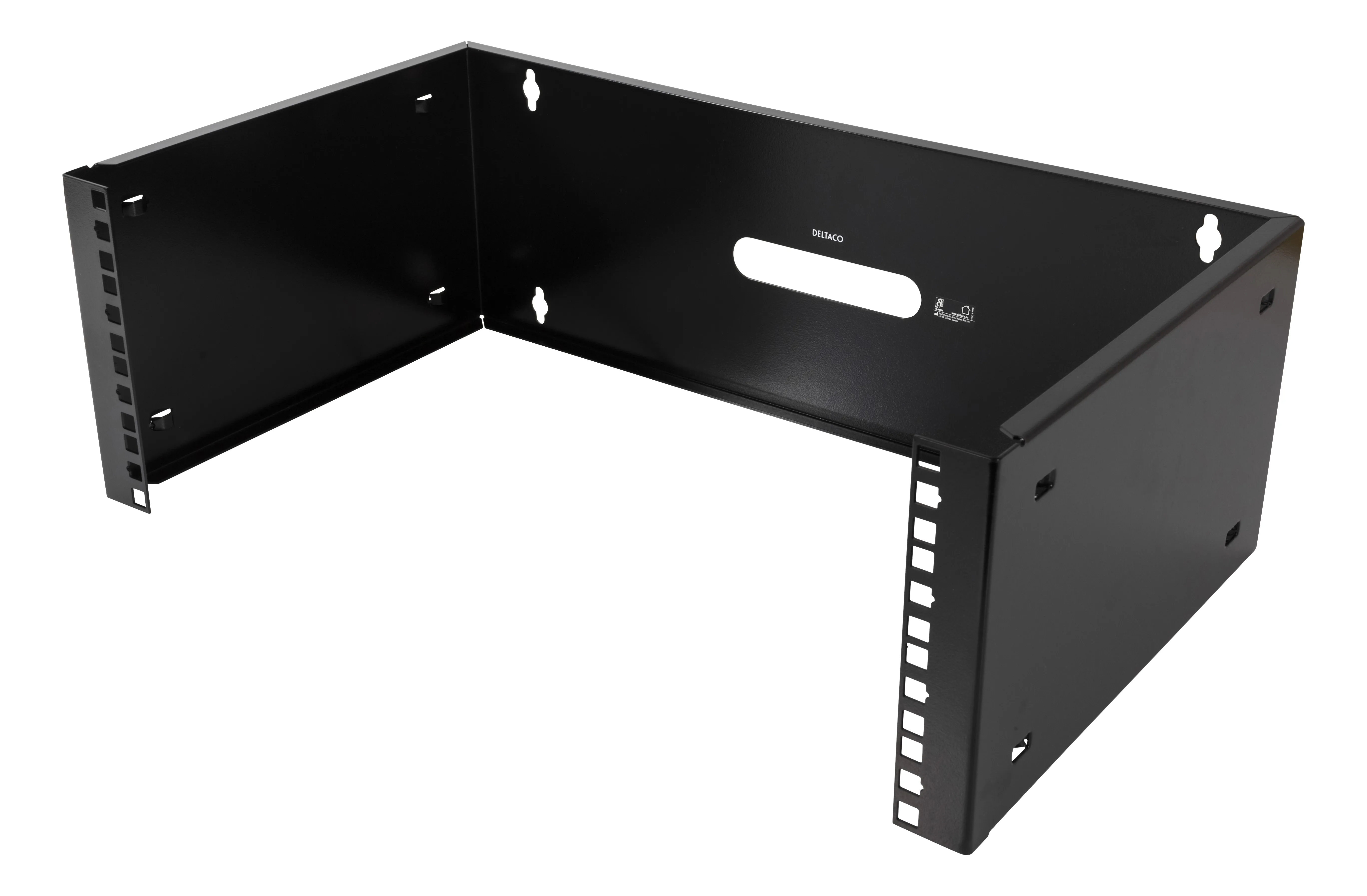 DELTACO, 19" väggfäste, 4U, 520x304mm