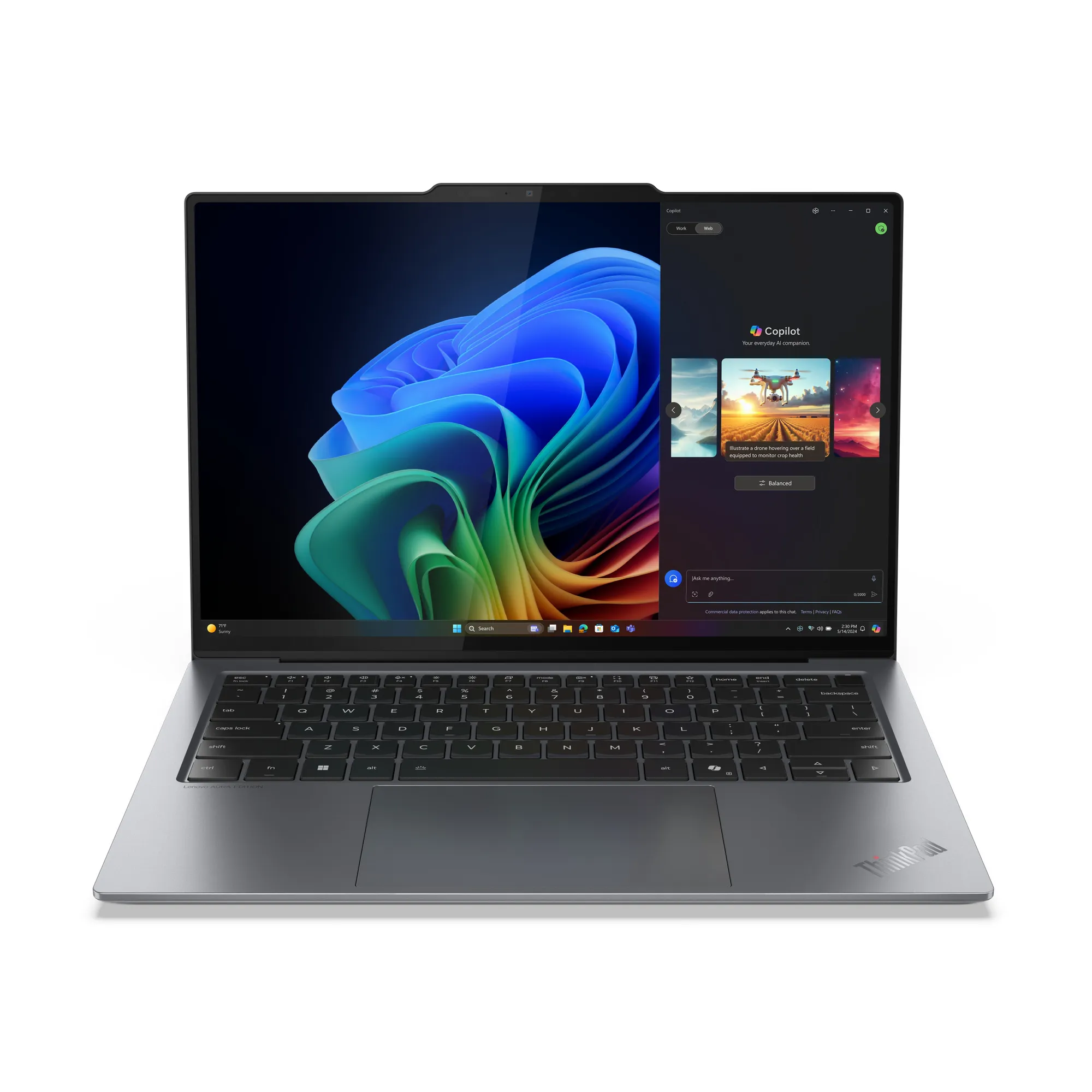 Lenovo X9-14 G1 14" Intel Core Ultra 7 258V, 32GB, 1TB, Win 11 Pro - laptop, Business Grey
