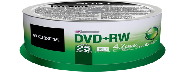 DVD+RW (REWR.) 4X SPINDLE