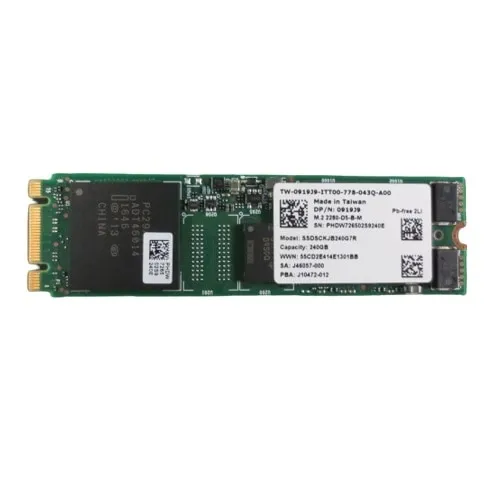 Dell - Puolijohdeasema - 240 GB - sisäinen - M.2 - SATA 6Gb/s malleihin EMC PowerEdge FC640, M640, R440, R540, T440, T640