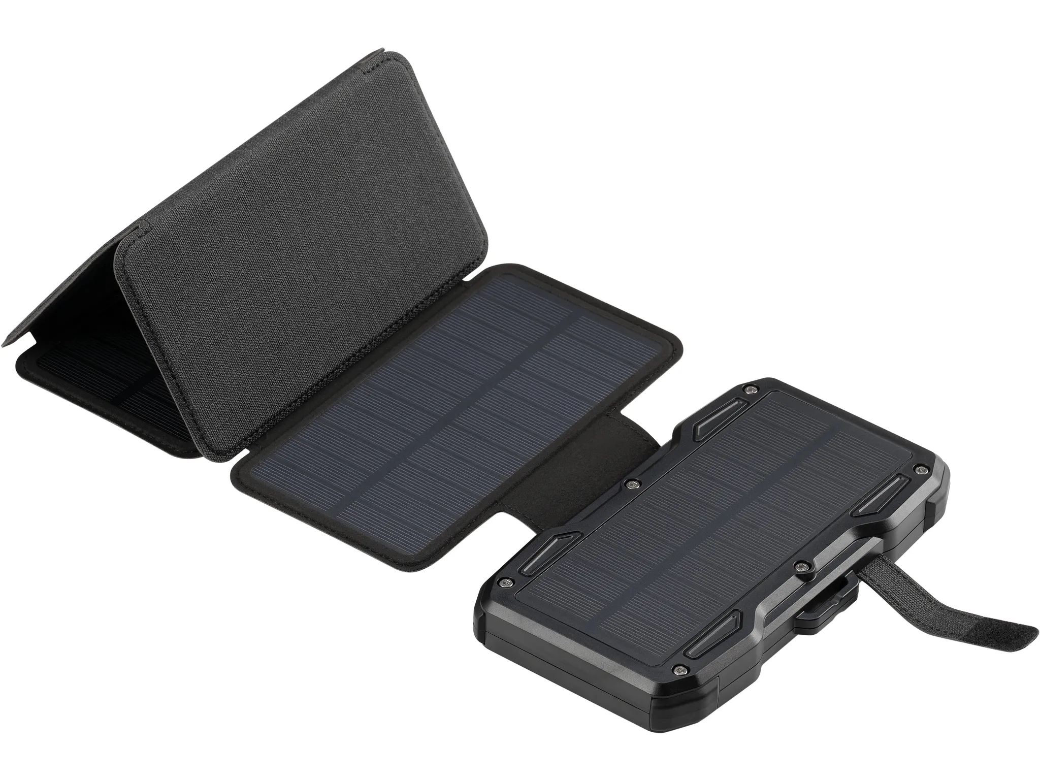 Sandberg 10000mAh Solar 5-Panel USB-C PD 20W USB-A - power bank, Black