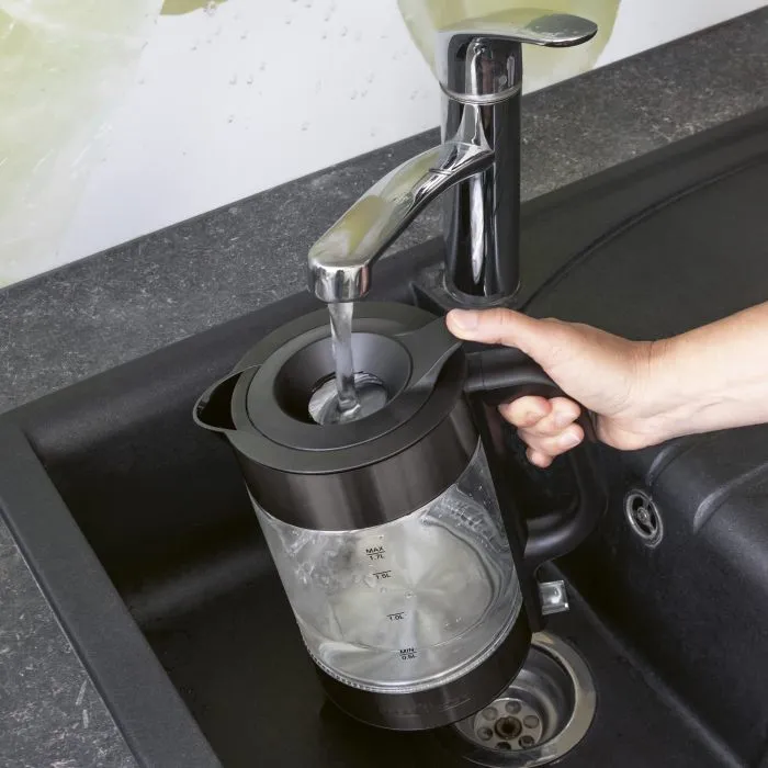 ProfiCook PC-WKS 1322 G vattenkokare, 1,7 l, 2200 W, Darkinox