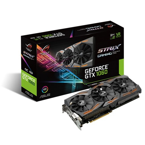 ASUS GeForce GTX 1060 ROG Strix Gaming OC 6GB