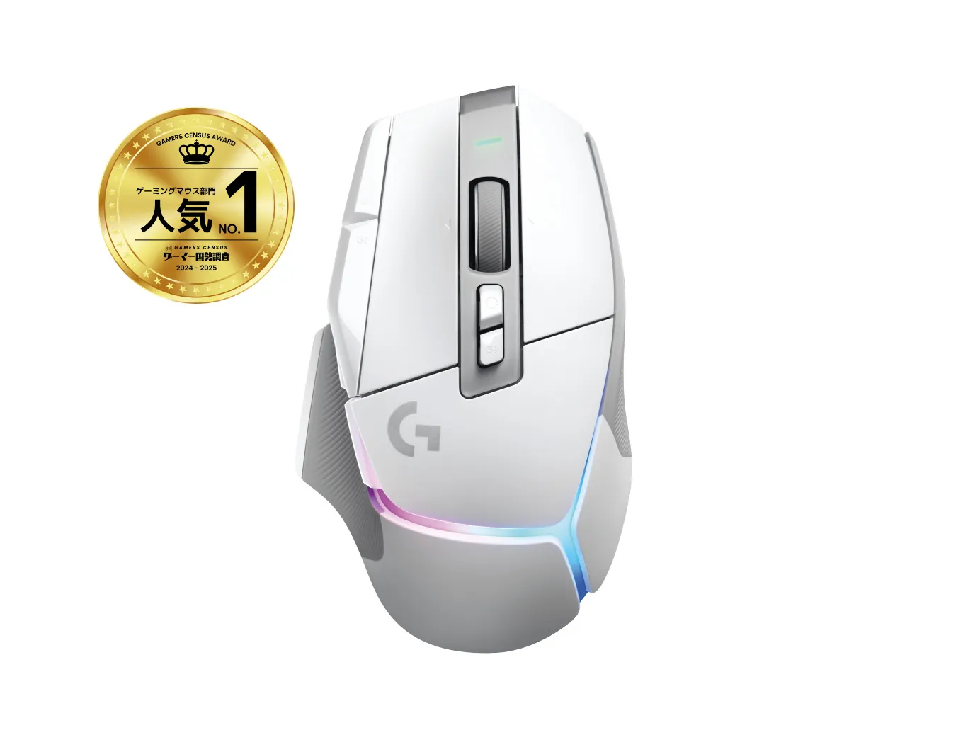 Logitech G502 X PLUS -langaton pelihiiri, valkoinen