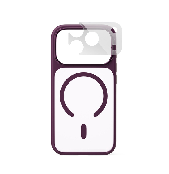 Epico HeroMatte Pro Mag+ Case | iPhone 17 Pro/18 Pro | Dark Purple | Qi2  &  MagSafe Compatible | Crossbody Ready  &  Camera Island Protector