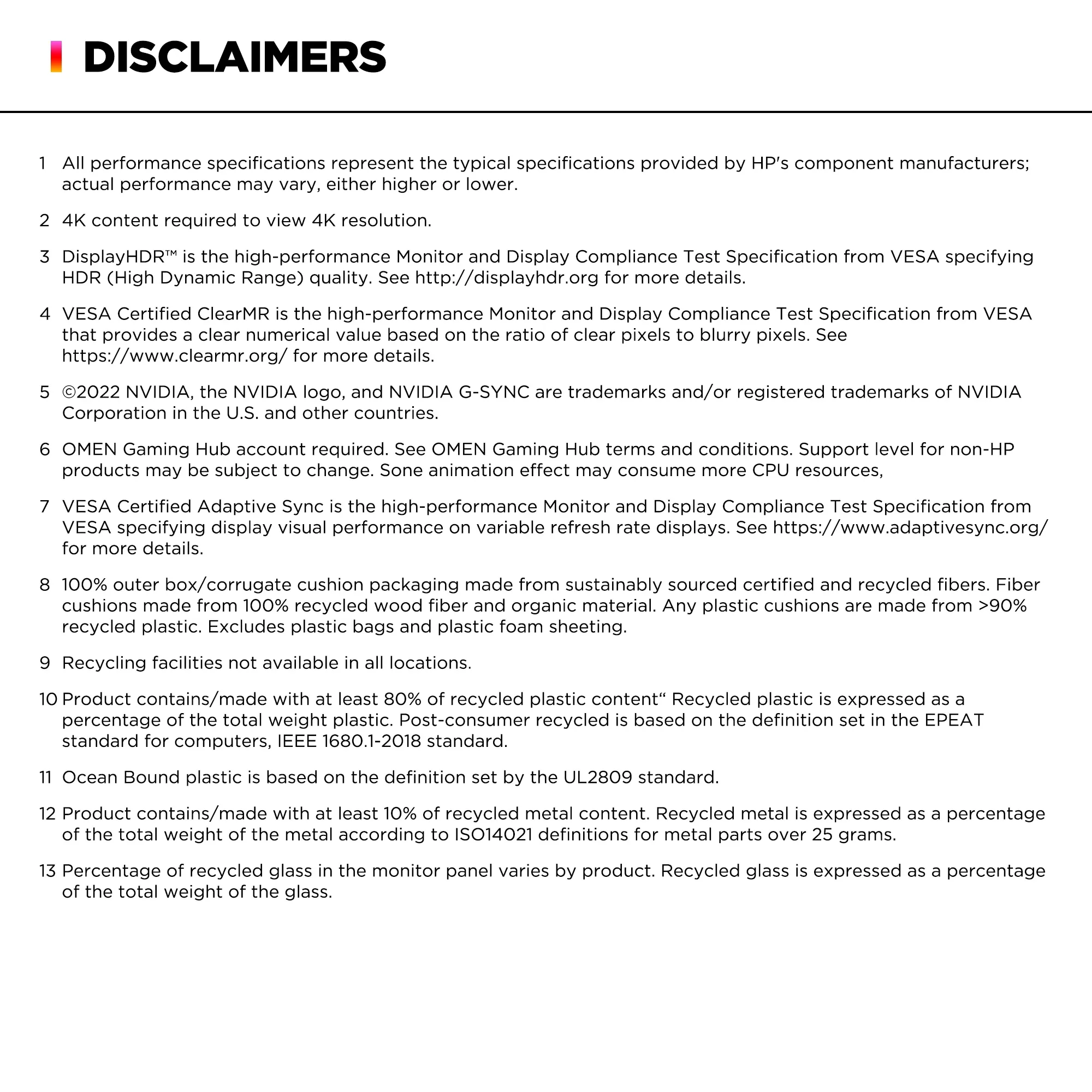 HP OMEN Transcend 32 OLED 32&quot; 4K UHD, OLED gamingsk&auml;rm med USB-C hub