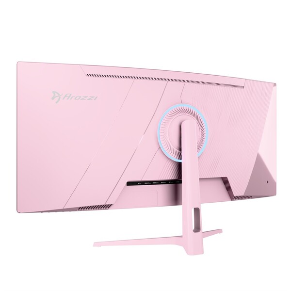 Arozzi 34" Nova. QHD, 165Hz, 1ms, VA - curved gaming monitor, Pink