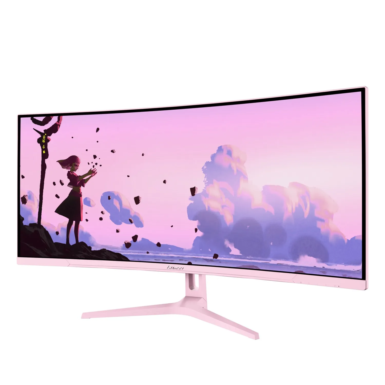 Arozzi 34&quot; Nova. QHD, 165Hz, 1ms, VA - curved spelsk&auml;rm, Pink
