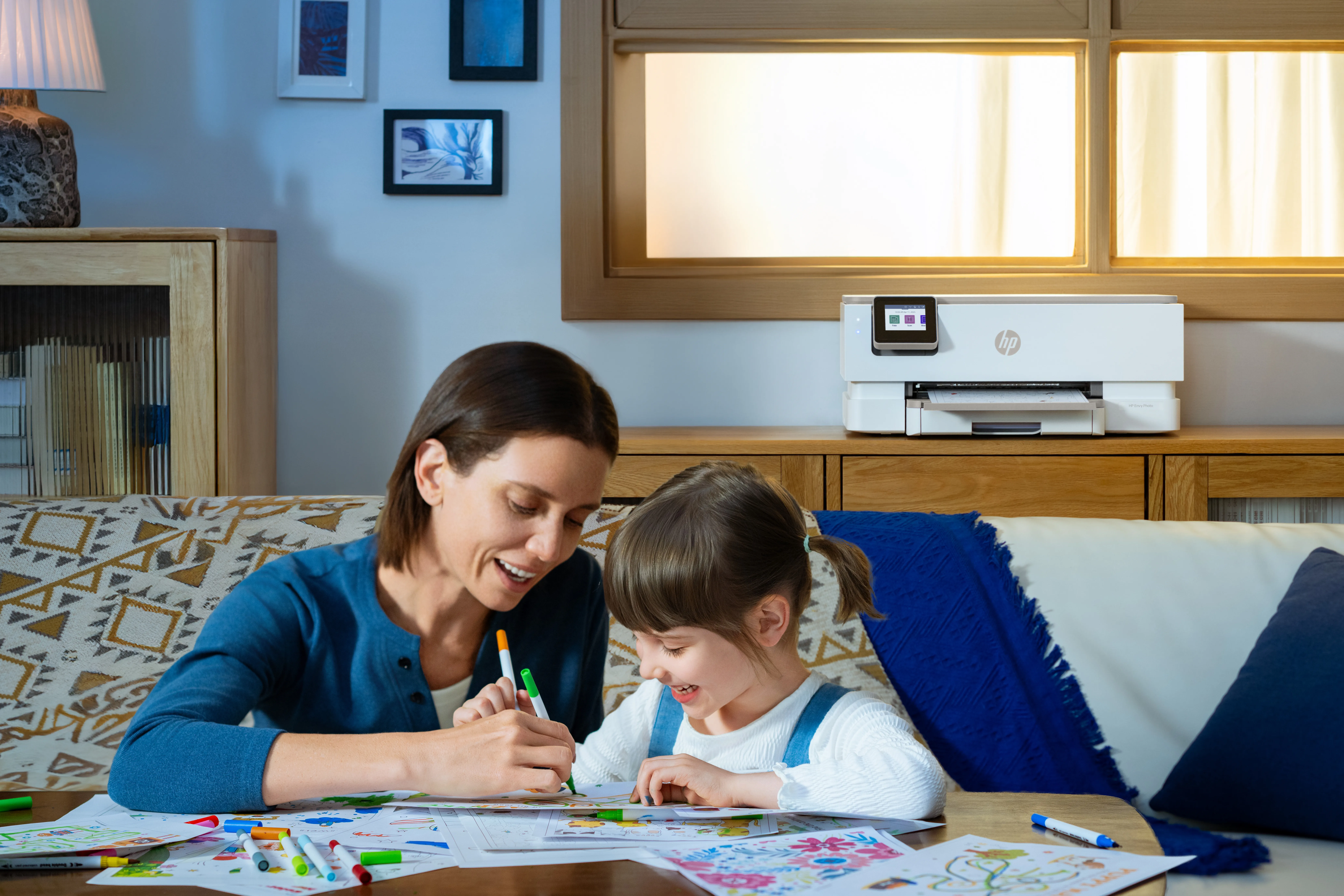 HP Envy Photo 7230 All-in-One Color Inkjet 10ppm Print Scan Copy Photo Printer USB 2.0 Wi-Fi