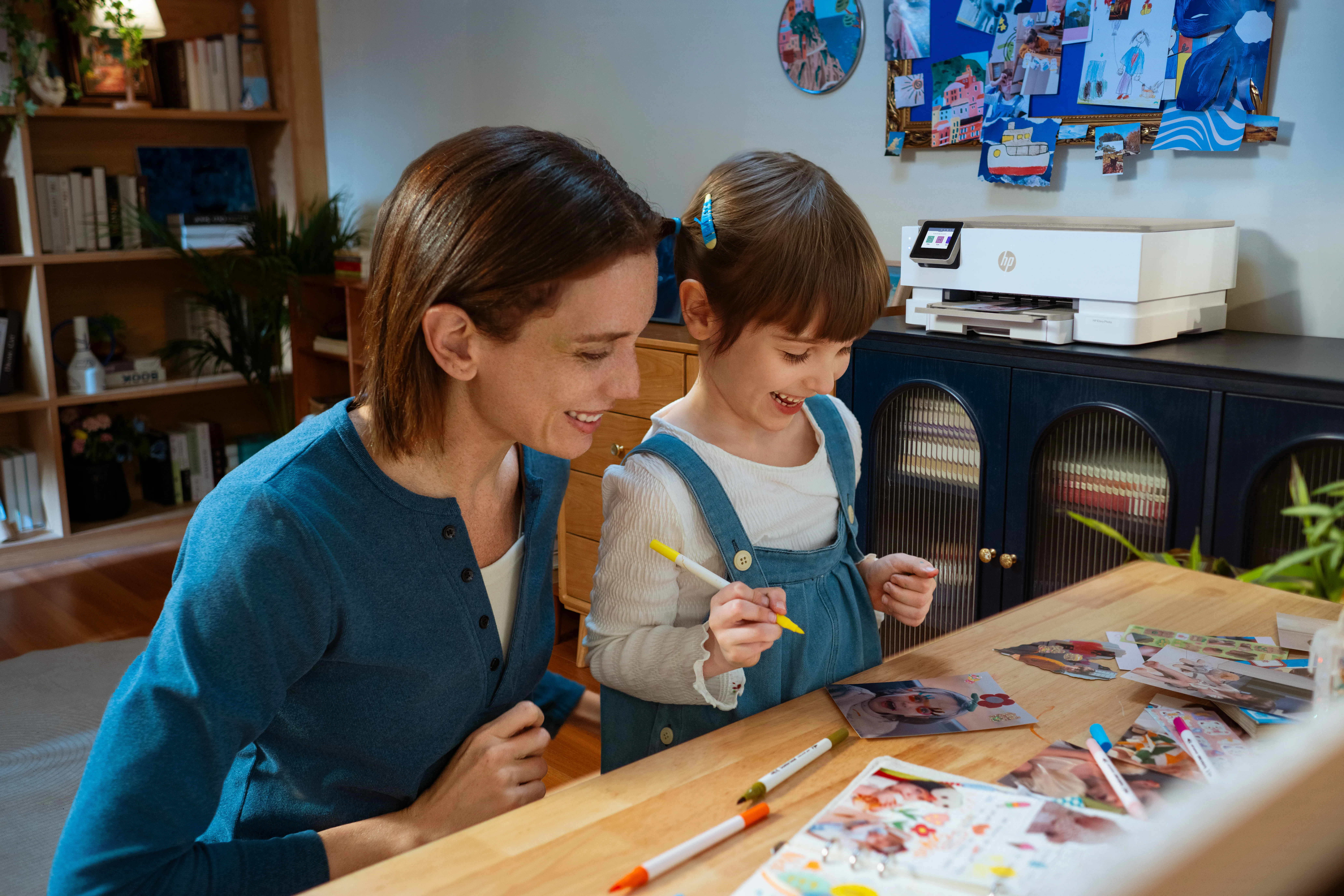 HP Envy Photo 7230 All-in-One Color Inkjet 10ppm Print Scan Copy Photo Printer USB 2.0 Wi-Fi